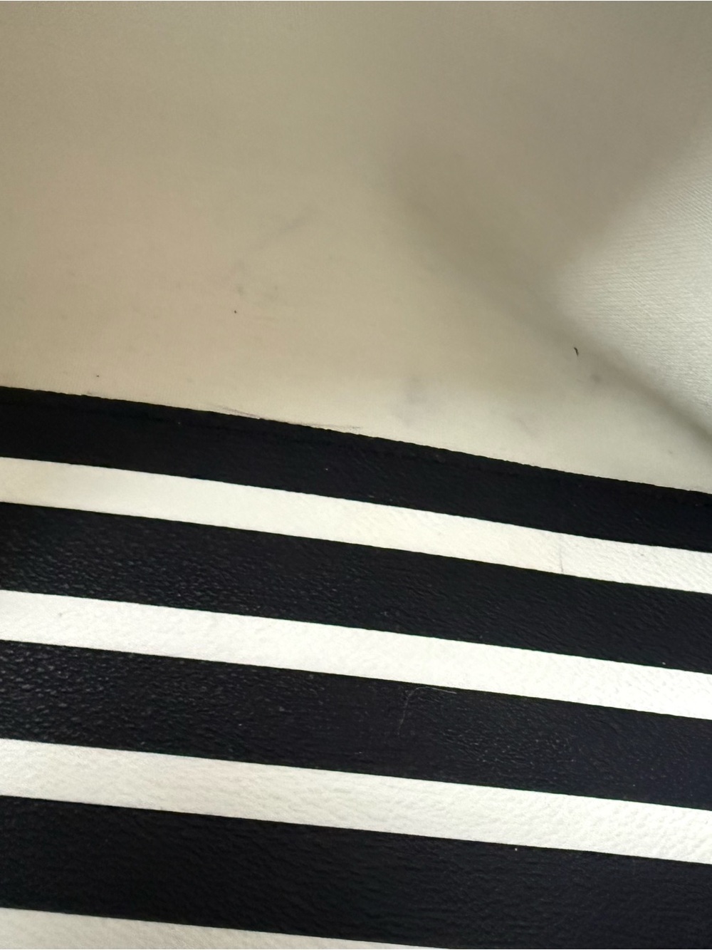 kate spade Black and White Striped Tote - Picture 13 of 16